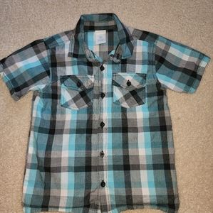 Kids 5T Button Up Short Sleeve Shirt